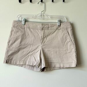 New‎ York & Company Khaki Stretch Shorts